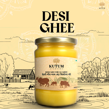 100% Pure A2 Gir Cow Ghee – Bilona Churned, Grass-Fed, Organic Desi Ghee