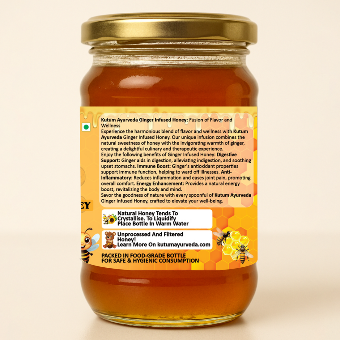 Ginger Infused Honey